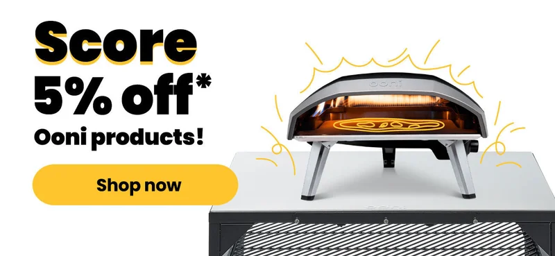 5% off* Ooni Products!