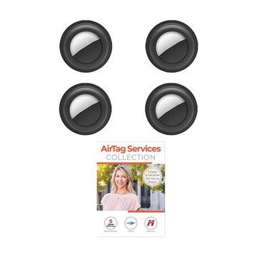 Apple AirTag 4-Pack with 4 Silicone Cases & Vouher