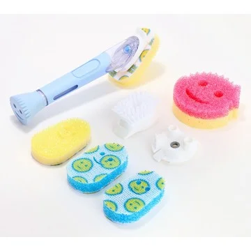9pc Dish Daddy Soap Wand with Interchangable Cleaning Heads by Scrub Daddy