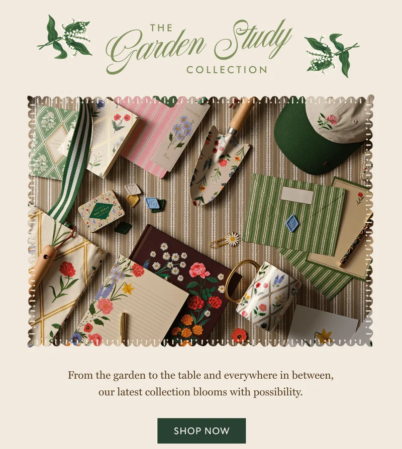 The Garden Study COLLECTION - From the garden to the table and everywhere in between, our latest collection blooms with possibility. | SHOP NOW
