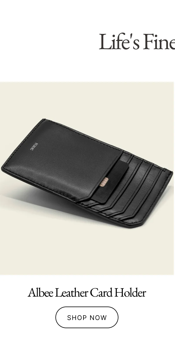 Albee Leather Card Holder