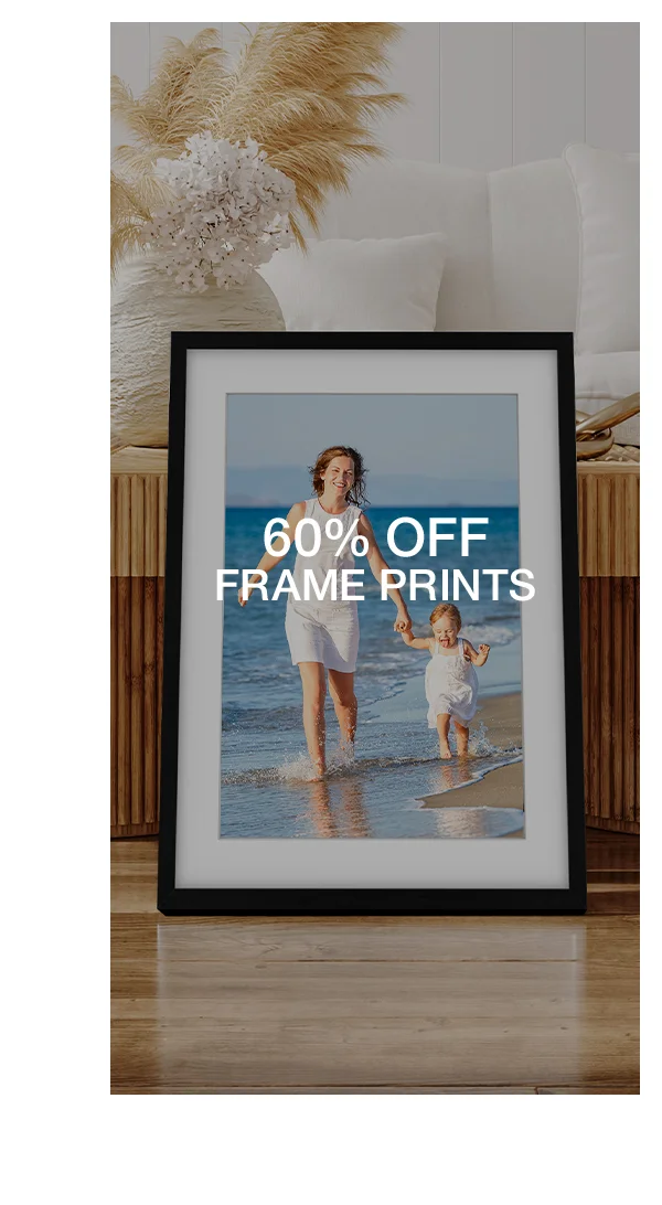 60% off Frame Prints
