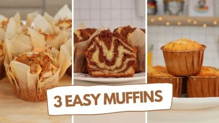 Make 3 Easy Muffins!