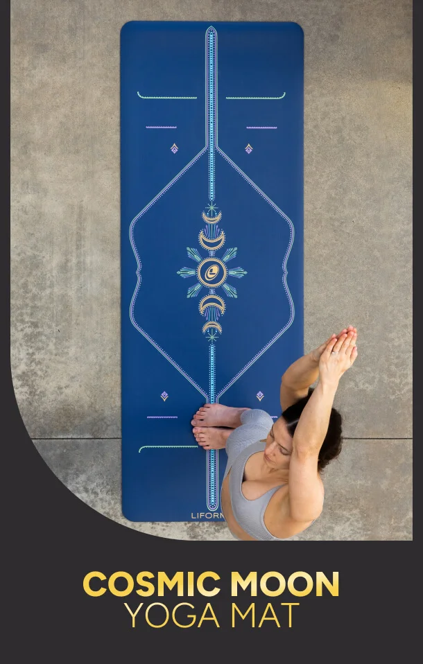 Cosmic Moon Yoga Mat