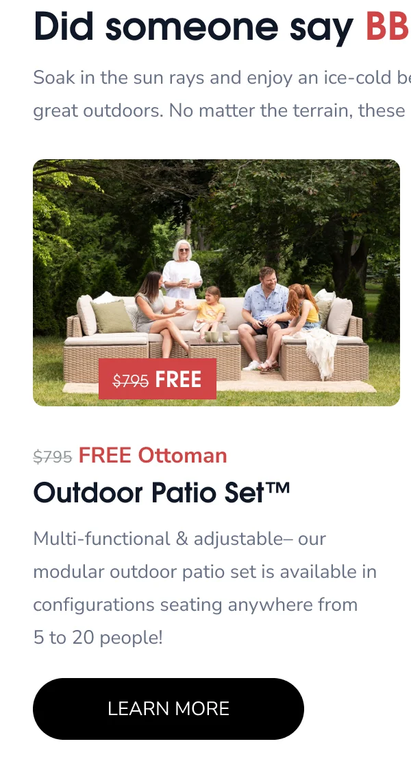 Outdoor Patio Set