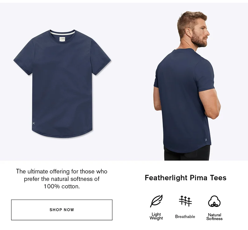 Featherlight Pima Cotton Tee