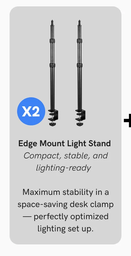 Edge Mount Light Stand
