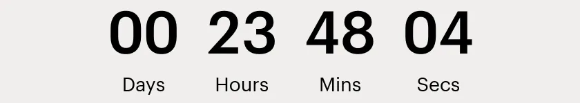 Cyber Sale - Countdown Timer