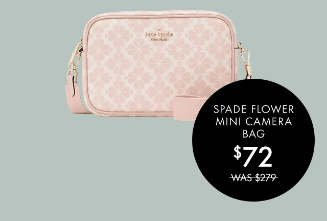 SPADE FLOWER MINI CAMERA BAG