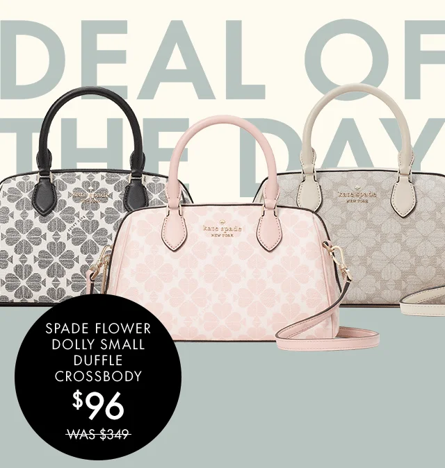 SPADE FLOWER DOLLY SMALL DUFFLE CROSSBODY