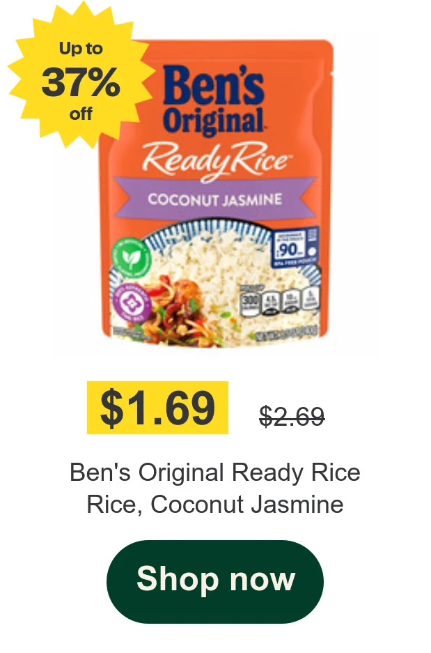 Ben's Original Ready Rice Rice, Coconut Jasmine