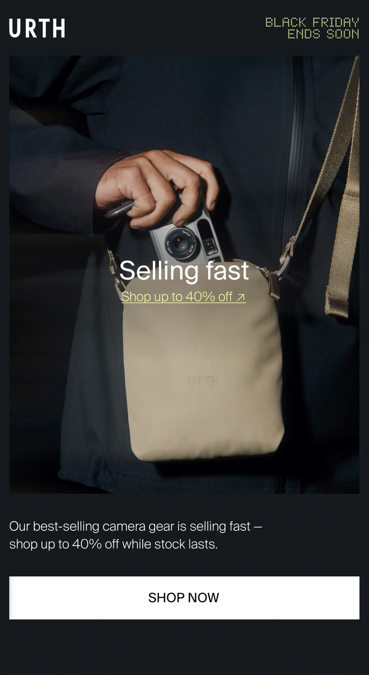 Selling fast