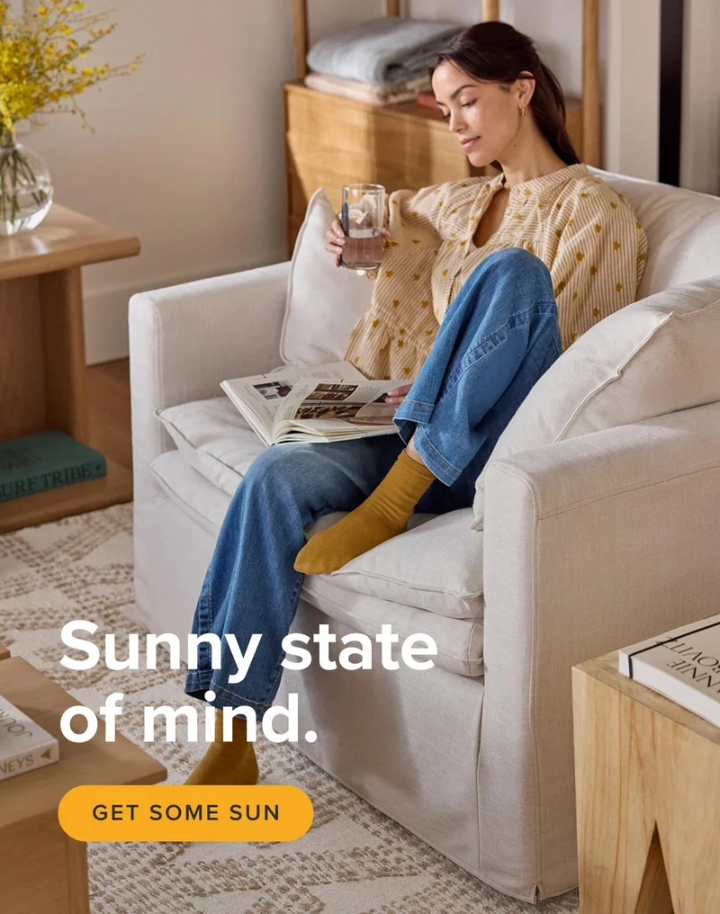 Sunny state of mind: shop some sun.