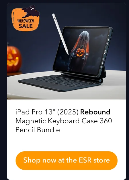 iPad Pro 13" (2025) Rebound Magnetic Keyboard Case 360 Pencil Bundle