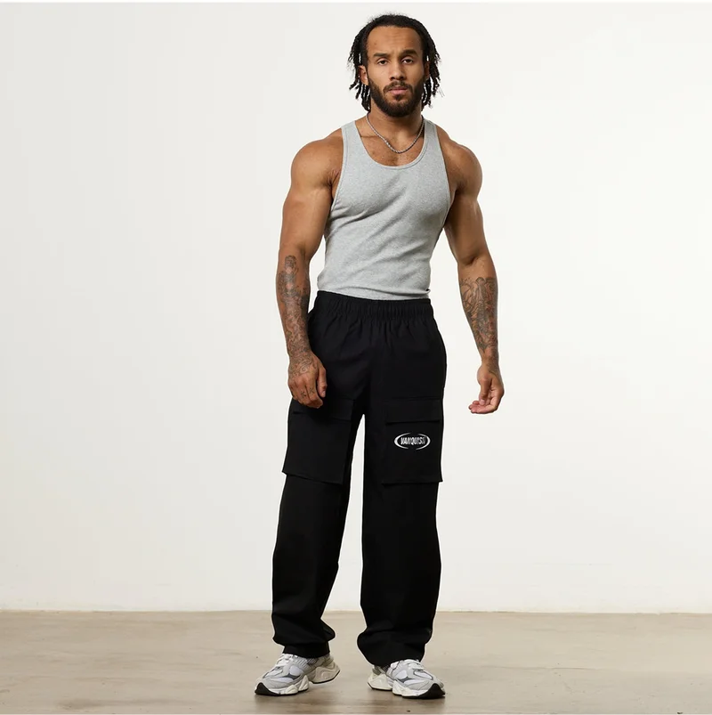 Straight Leg Lifting Cargo Pants