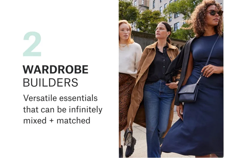 2. WARDROBE BUILDERS: Versatile essentials that can be infinitely mixed&nbsp;+&nbsp;matched
