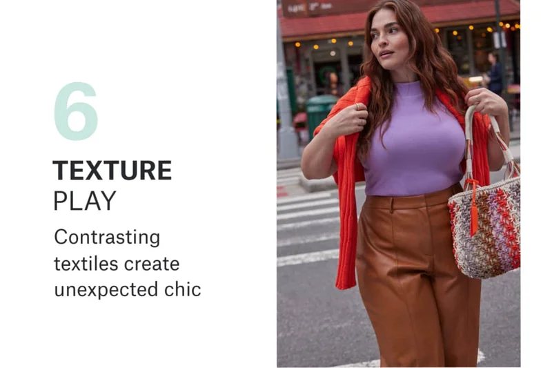 6. TEXTURE PLAY: Contrasting textiles create unexpected&nbsp;chic