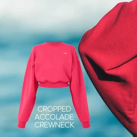 CROPPED ACCOLADE CREWNECK