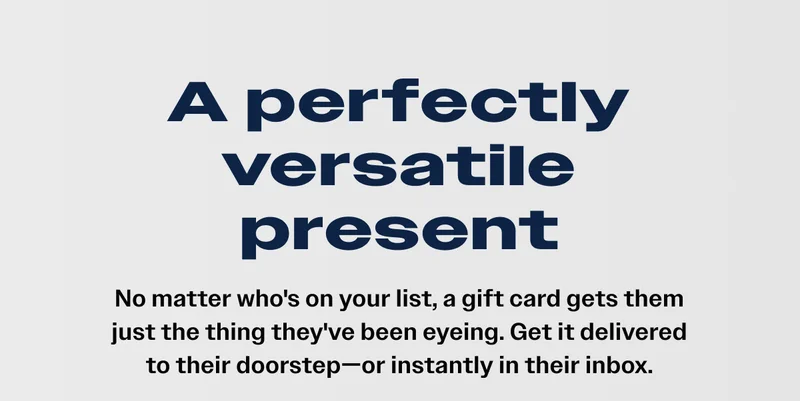 A perfectly versatile present