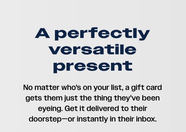 A perfectly versatile present