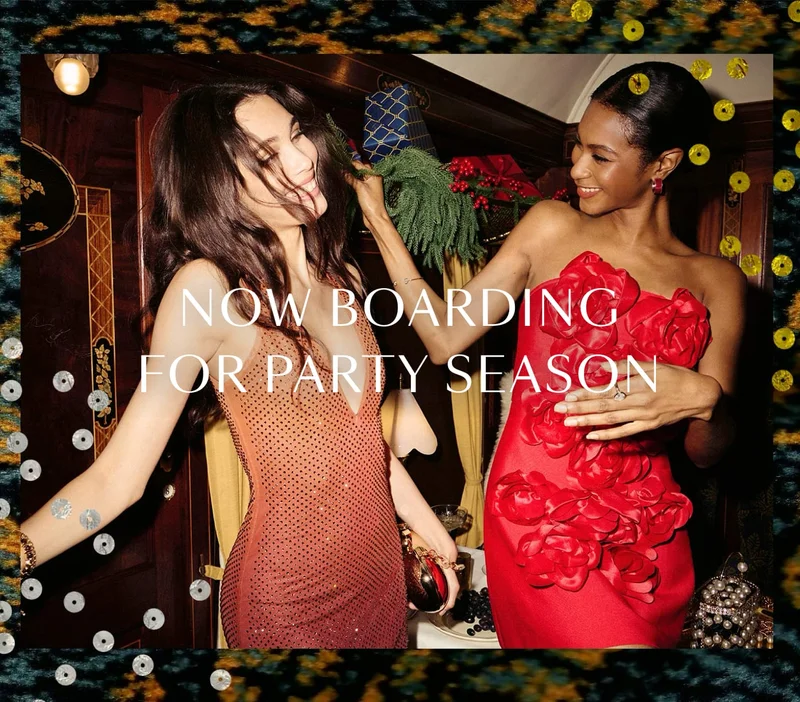 NOW BOARDING FOR PARTY SEASON