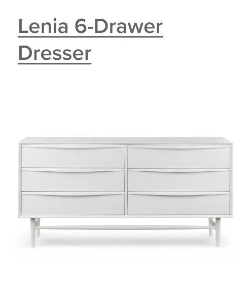 Lenia 6-Drawer Dresser