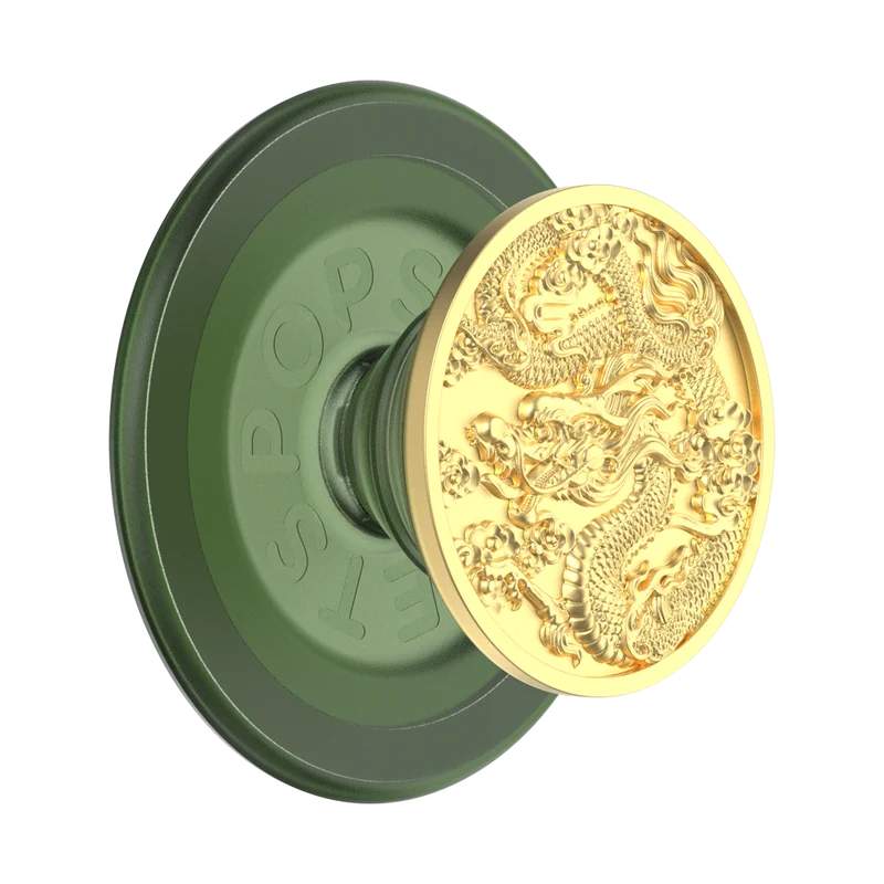 Image of Enamel Dragon — MagSafe PopGrip