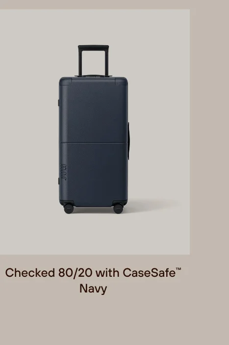 Checked 80/20 with CaseSafe™ Navy