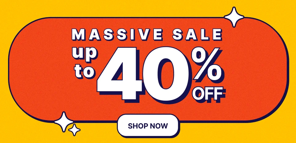 Up to 40% Off Sitewide