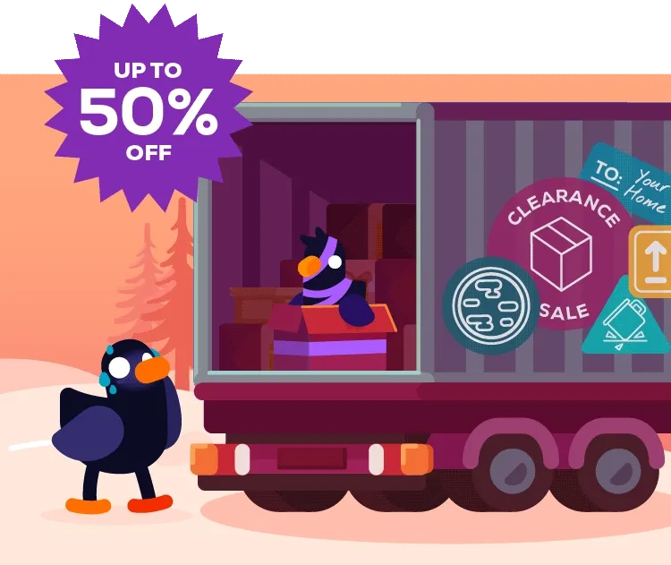 Get yourself something from the biggest sale we'll ever do!