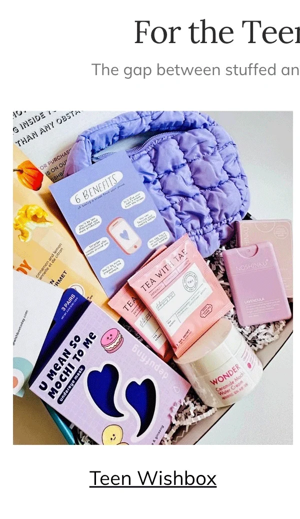 WISHBOX Monthly Boxes for Teen Girls (12-17)