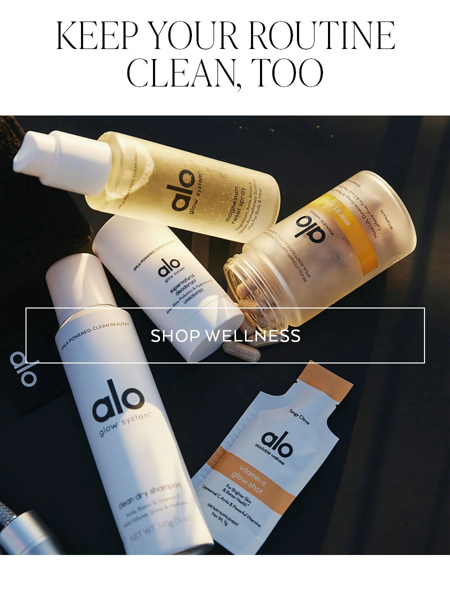 KEEP YOUR ROUTINE CLEAN, TOO SHOP WELLNESS