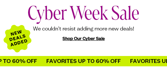 Shop Cyber Sale