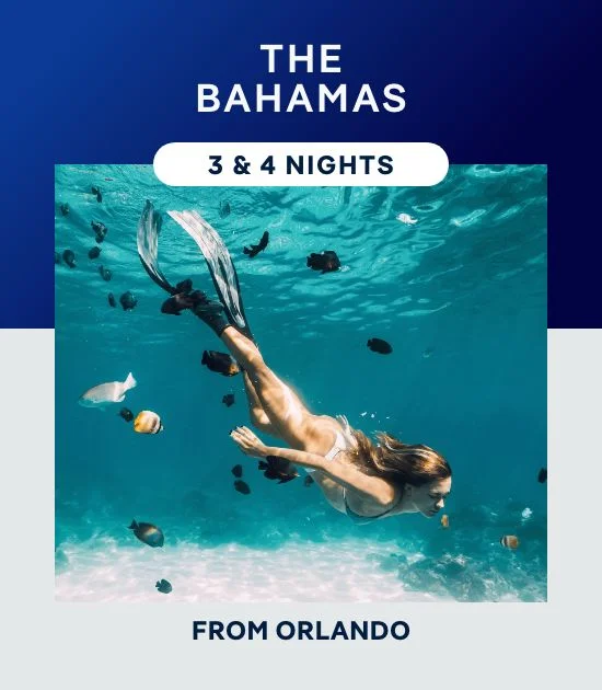 The Bahamas From Orlando (Port Canaveral) – 3 & 4 Nights – Click to View Cruises & Book Now