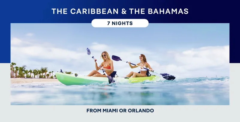 Caribbean & The Bahamas From Miami or Orlando (Port Canaveral) – 7 Nights – Click to View Cruises & Book Now