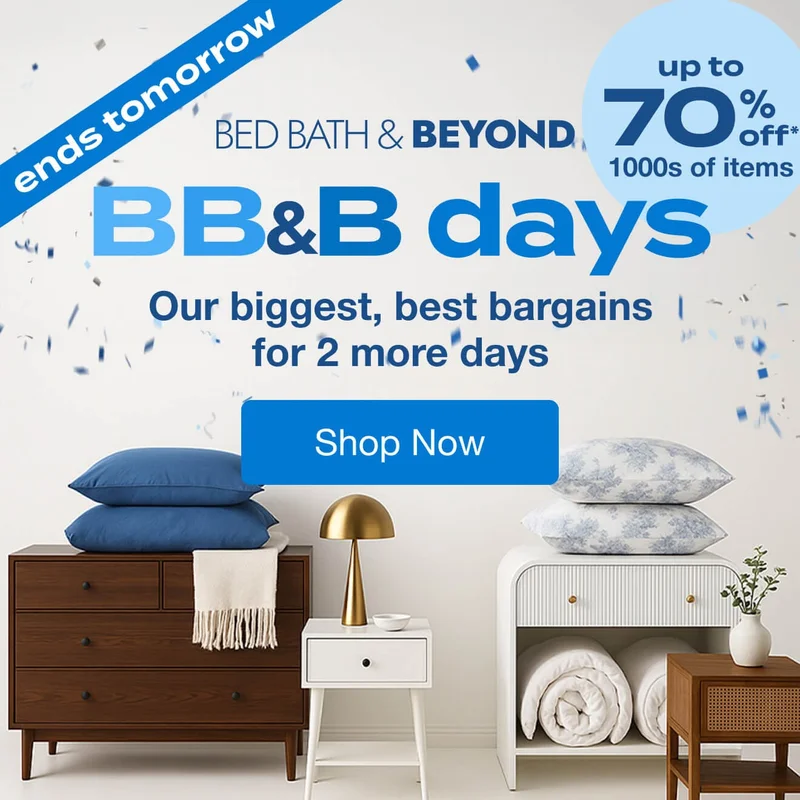 BB&B Days Ends Tomorrow