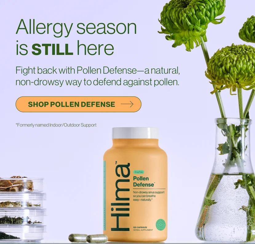 Allergy season is STILL here