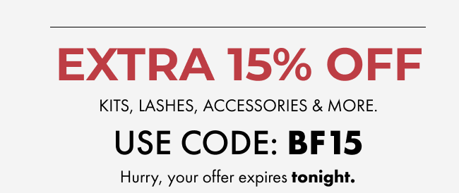 Extra 15% Off