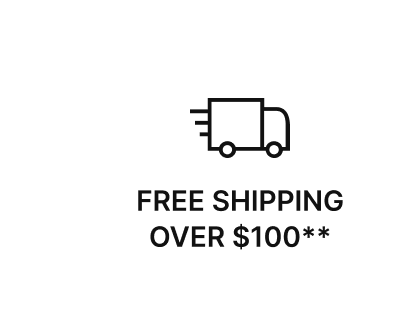 FREE SHIPPING OVER $100**