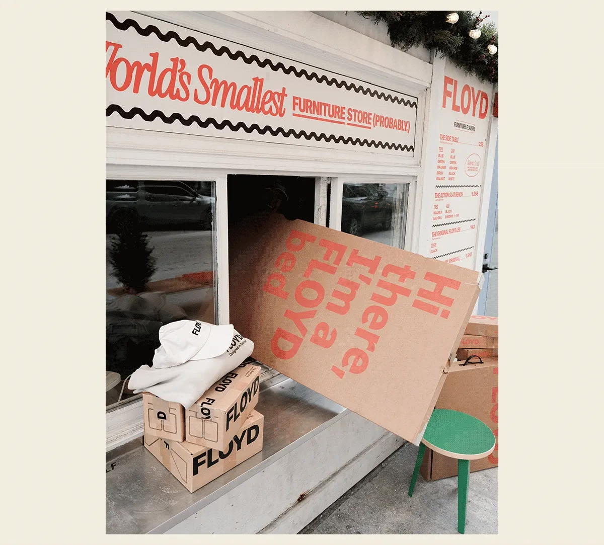 Scenes from The World's Smallest Furniture Store (Probably.)