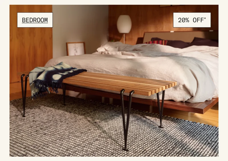 Save 20%* on Bedroom