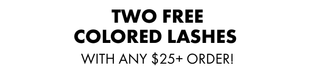 Two Free Colored Lashes