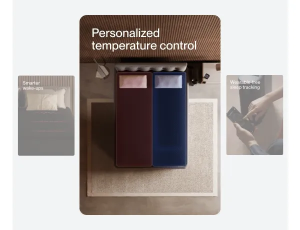 Wearable-free sleep tracking Personalized temperature control Smarter wake-ups