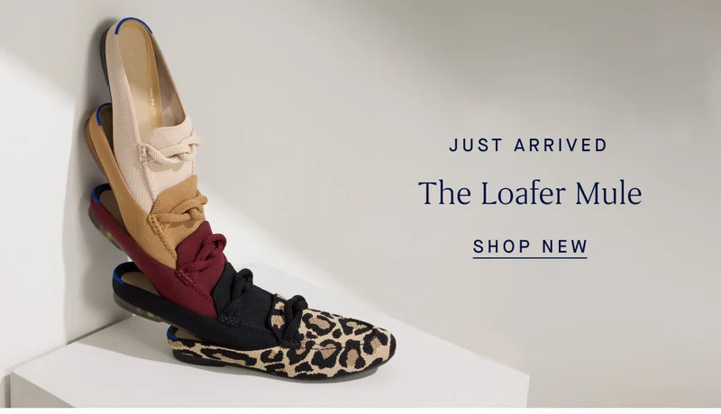 JUST ARRIVED The Loafer Mule SHOP NEW JUST ARRIVED The Loafer Mule SHOP NEW
