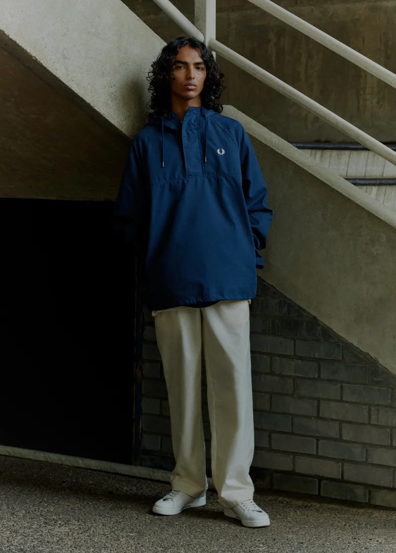 Fred Perry Tennis Blue Smock Jacket
