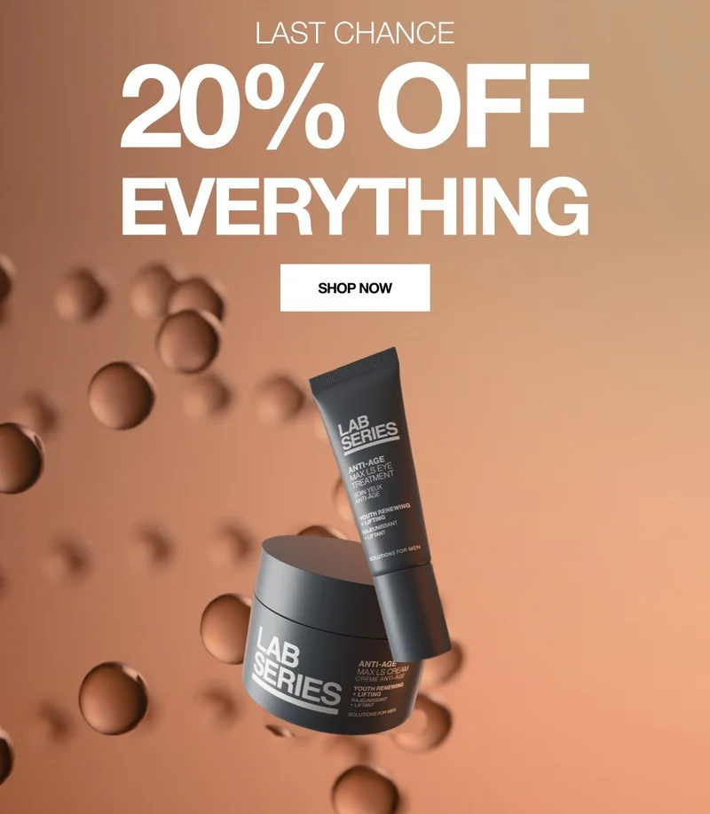 LAST CHANCE | 20% OFF EVERYTHING | SHOP NOW