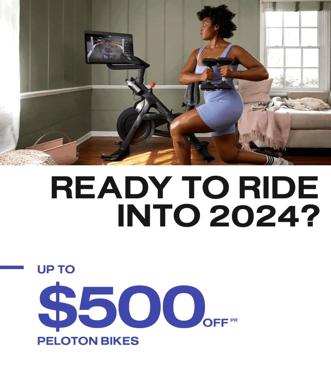 Up to $500 off Peloton Bikes