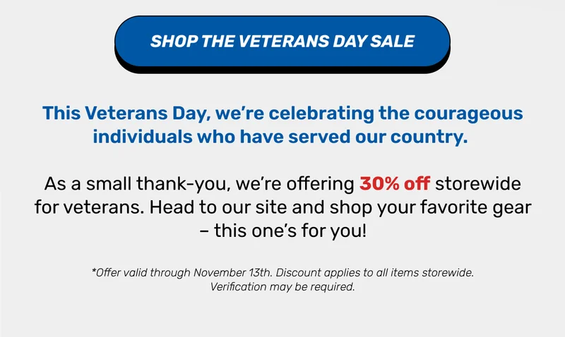 Shop the Veterans Day Sale | 30% Off Storewide for Veterans