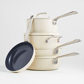 Crate & Barrel EvenCook Ceramic™ Non-stick 8-Piece Cookware Set