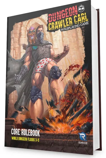 Book | Dungeon Crawler Carl Roleplaying Game Core Book By Renegade Games RPG Team.